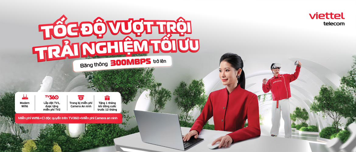 Hình ảnh dịch vụ Internet Viettel cho máy tính